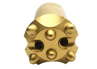 7 Buttons 32mm 34mm Cemented Carbide Tool Yellow Color Tungsten Tapered Button Drill Bit